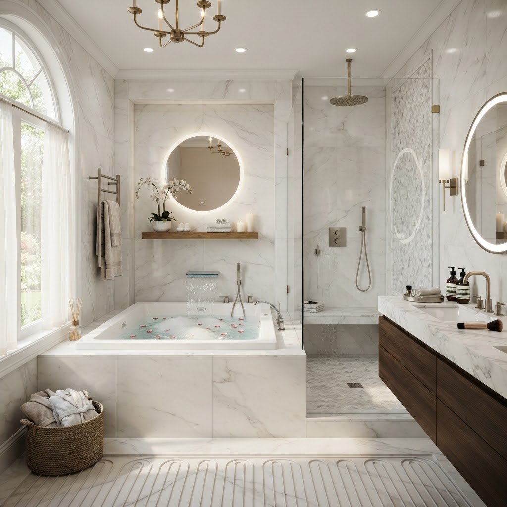 Spa-Inspired Master Bathroom Suite